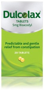 Dulcolax Bisacodyl Laxative-Laxative Dulcolax Tablet 10 per Box 5 mg Strength Bisacodyl USP