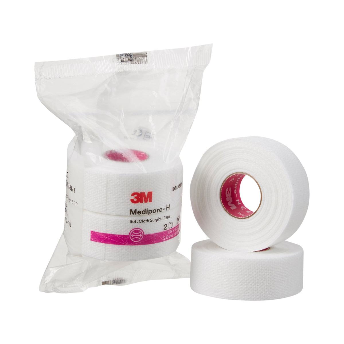 3M™ Medipore™ H Cloth Medical Tape, 1 Inch x 10 Yard, White - Wound Care>General Wound Care>Medical Tapes and Fasteners -...