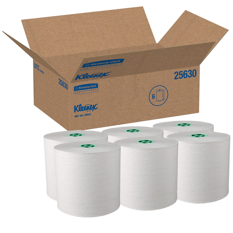 Kleenex MOD* Green Paper Towel-Paper Towel Kleenex MOD Green Hardwound Roll 7-1/2 Inch X 700 Foot