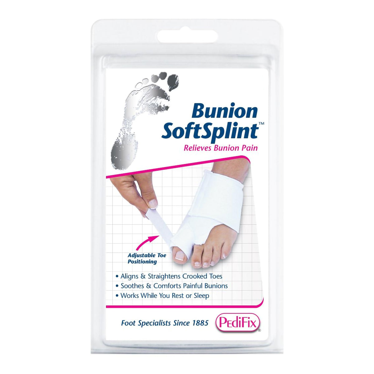 Softsplint Bunion Splint for Left Foot, Medium-Bunion Splint Softsplint Medium Left Foot