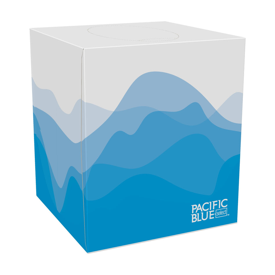 Pacific Blue Select Facial Tissue-Preference Facial Tissue White 7.65 X 8.85 Inch 100 Count
