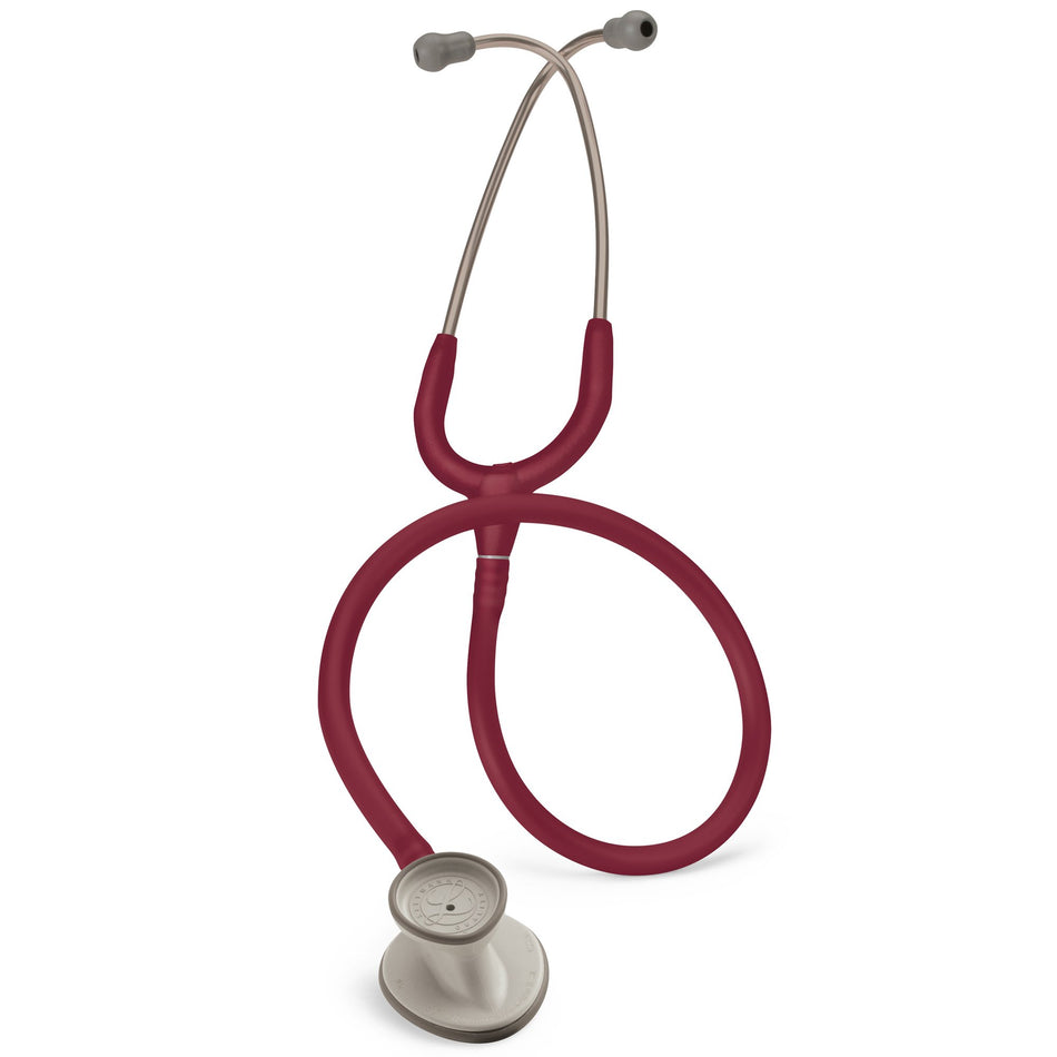 3M Littmann Lightweight II S.E. Stethoscope-General Exam Stethoscope 3M Littmann Lightweight II S.E. Burgundy 1-Tube 28 Inch Tube Double Sided Chestpiece