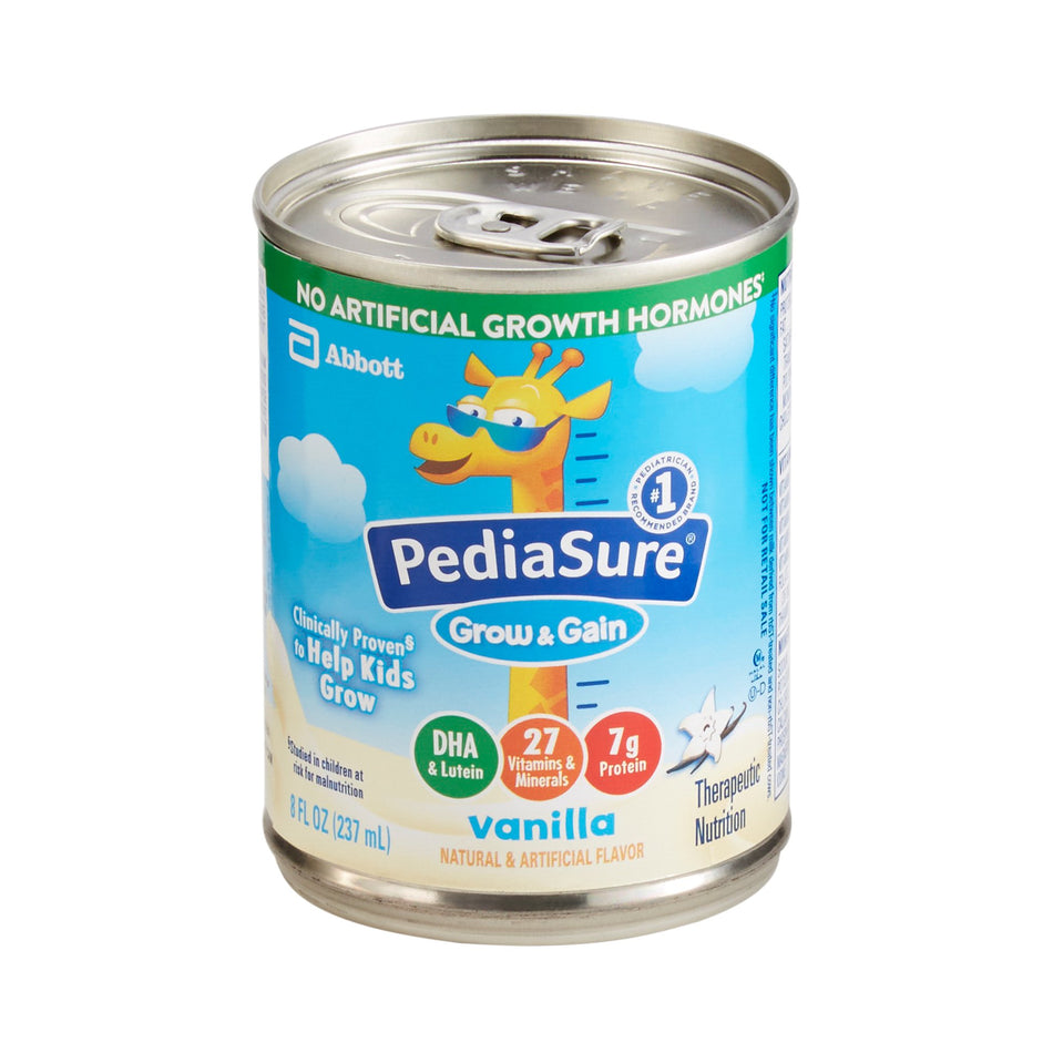 PediaSure� Grow & Gain Therapeutic Nutrition, Vanilla, 8-ounce can-Pediatric Oral Supplement PediaSure� Grow & Gain Vanilla Flavor 8 oz. Can Liquid Calories