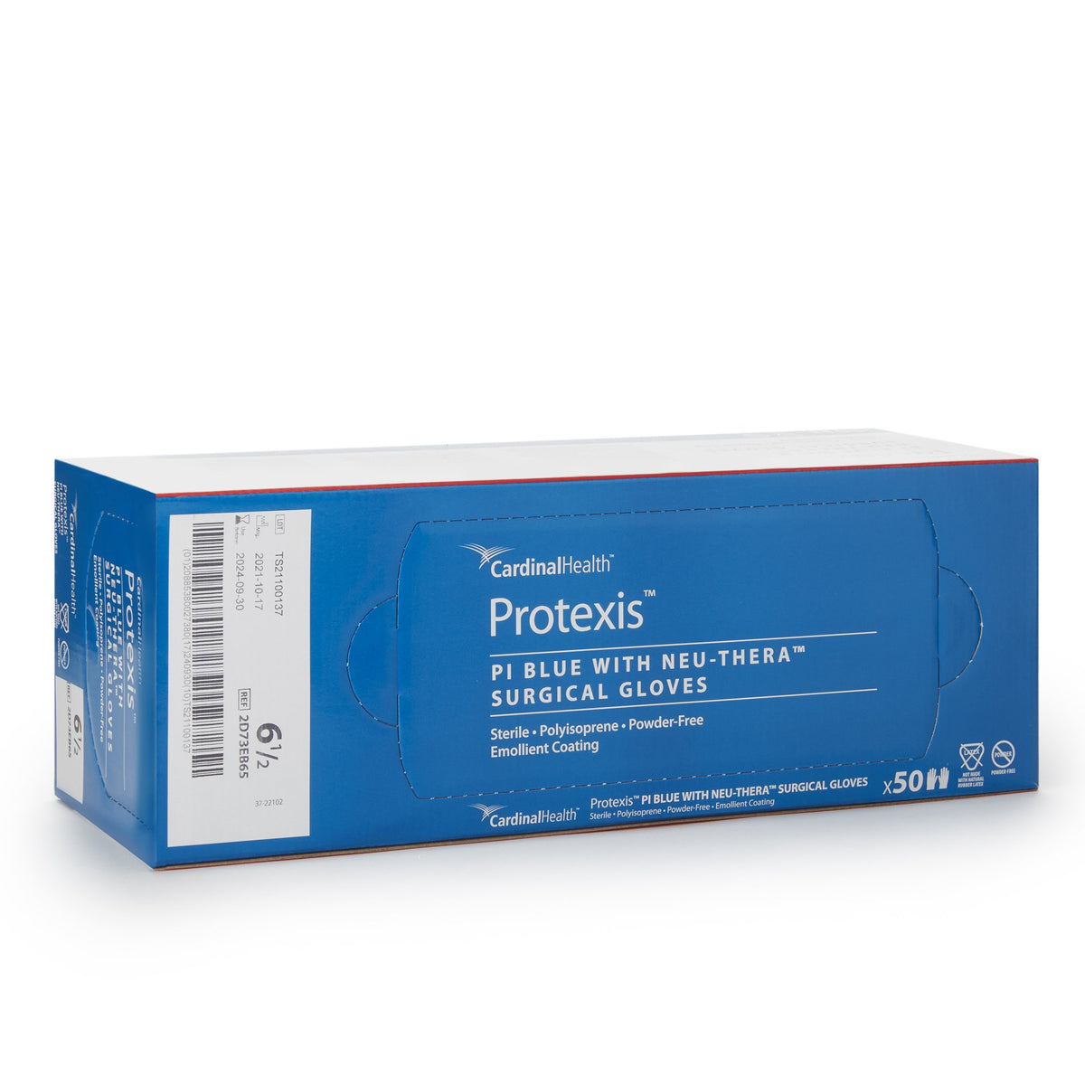 Protexis™ Blue with Neu-Thera® Polyisoprene Surgical Glove, Size 6.5, Blue - Gloves>Surgical Gloves - Cardinal