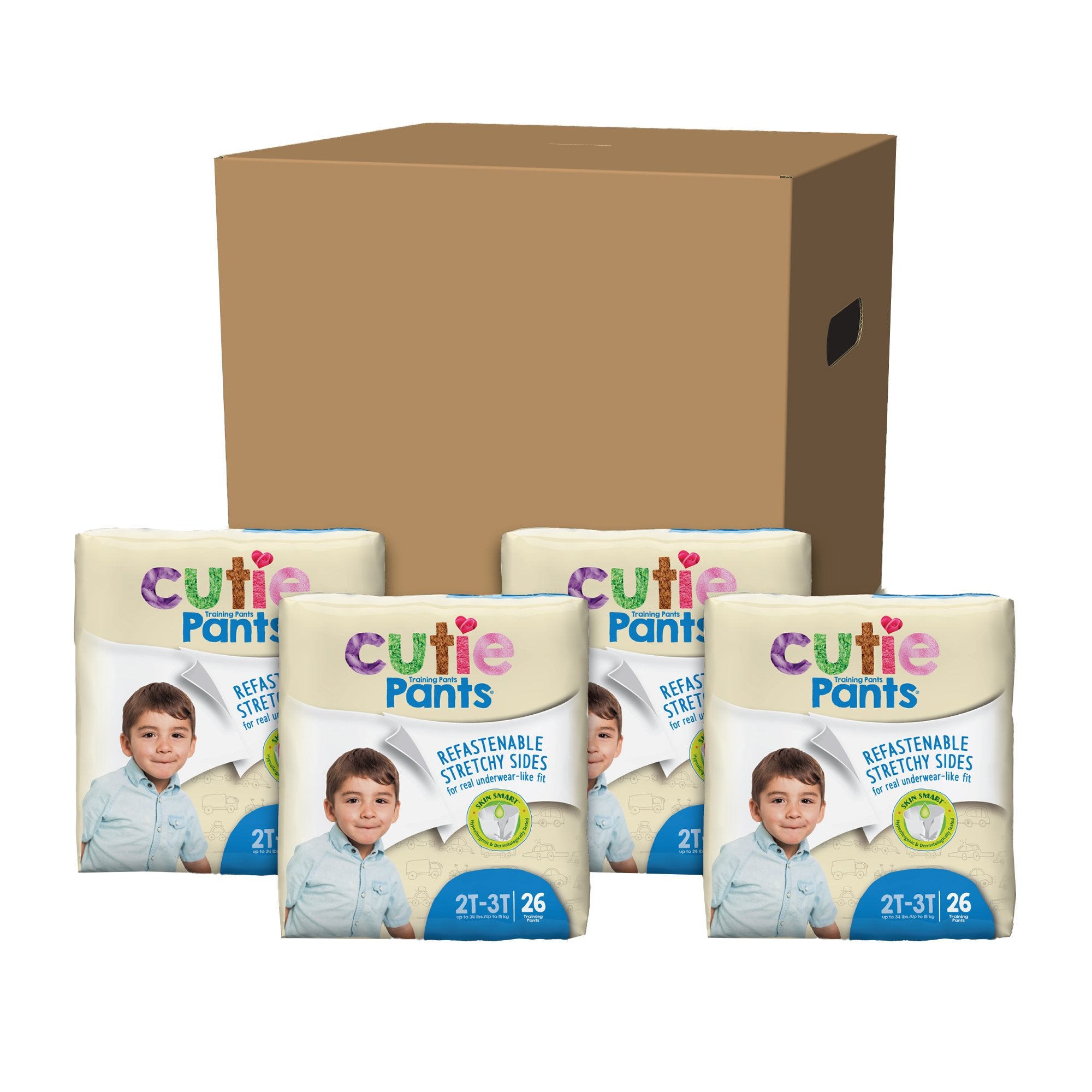 Cutie Pants™ Training Pants, 2T to 3T - Incontinence>Pediatric Diapers and Training Pants - First Quality Products LLC