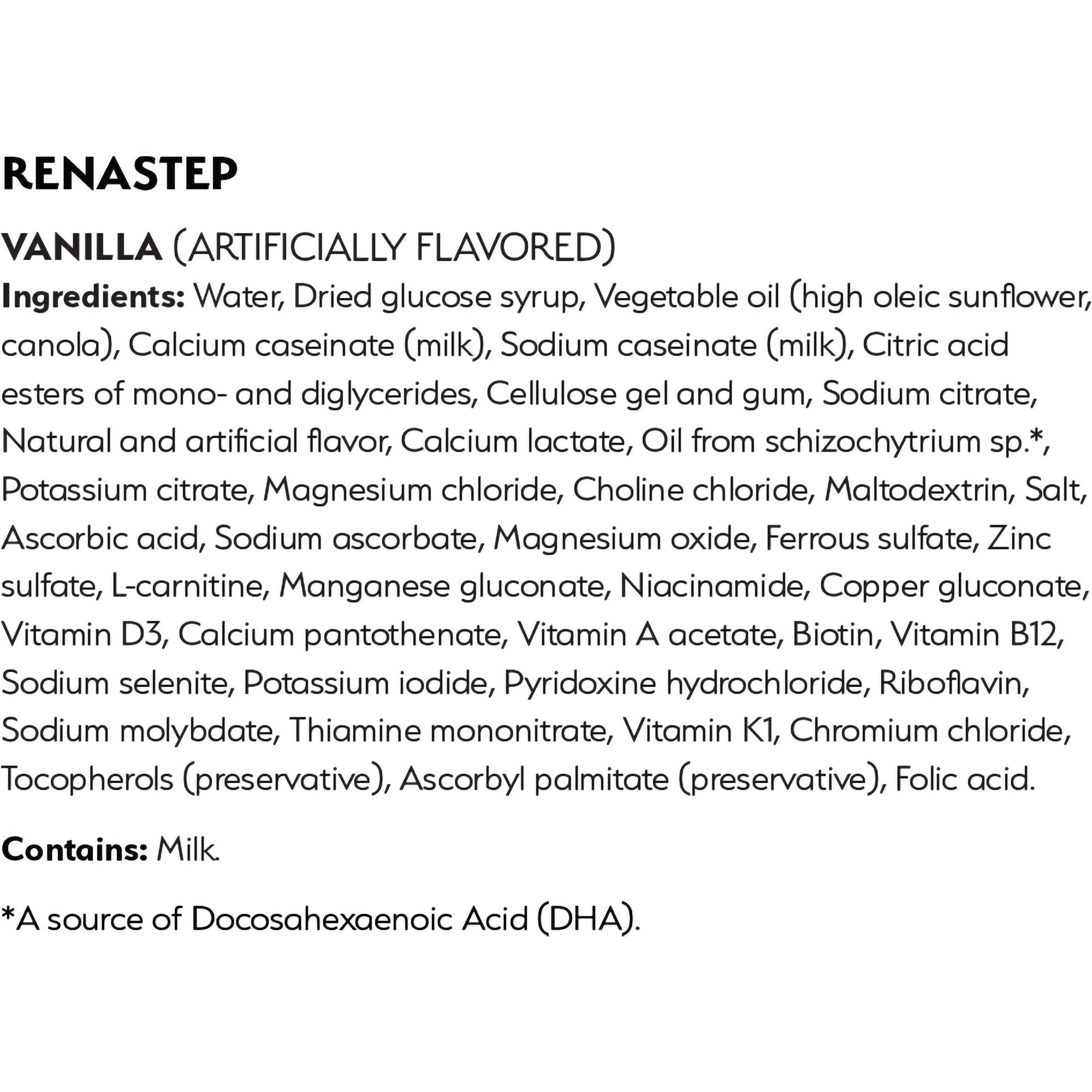 Renastep™ Pediatric Renal Medical Food, Vanilla, 6.7-ounce bottle - Nutritionals and Feeding Supplies>Nutritionals>Infant...