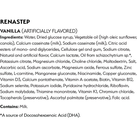 Renastep™ Pediatric Renal Medical Food, Vanilla, 6.7-ounce bottle - Nutritionals and Feeding Supplies>Nutritionals>Infant...