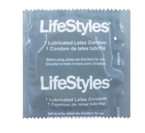 LifeStyles Latex Lubricated Condom-"Condom Lifestyles Lubricated One Size Fits Most 1,000 per Case"