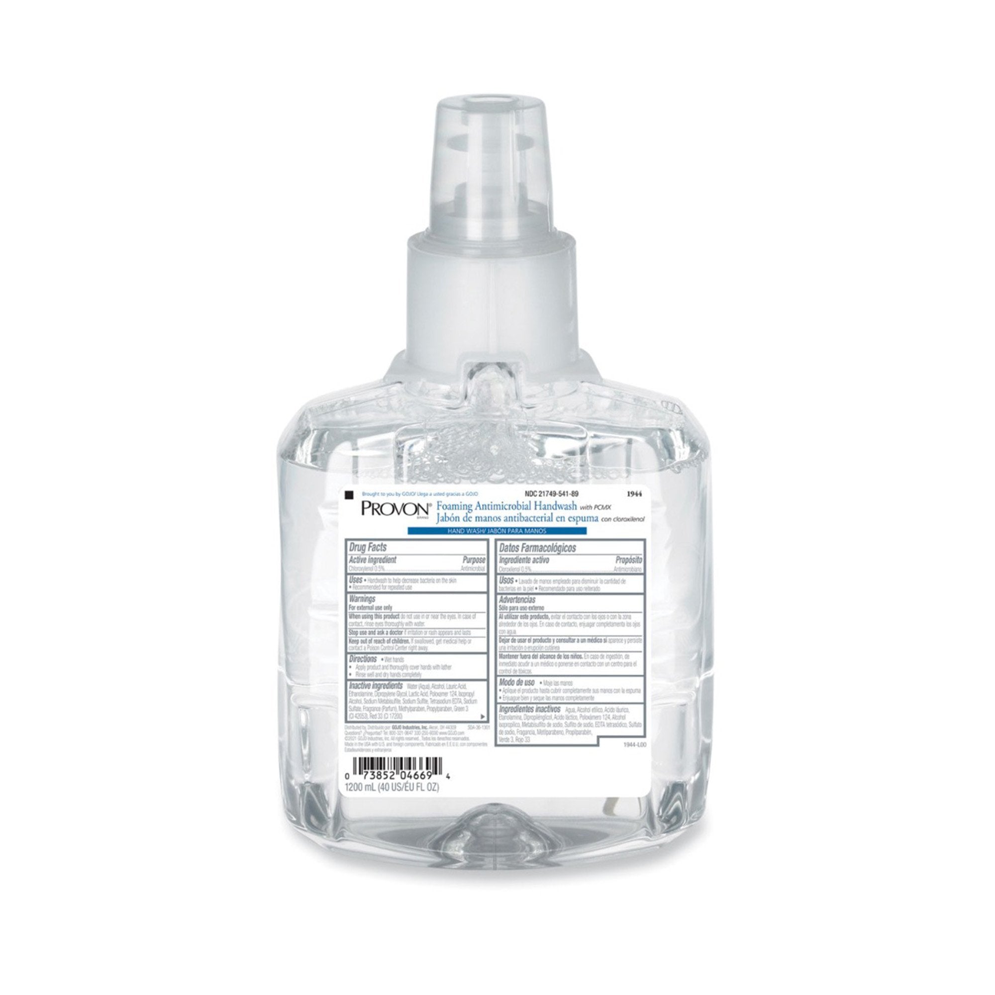 Provon Foaming Antimicrobial Soap Refill Bottle, 1200 mL-"Antimicrobial Soap PROVON Foaming 1,200 mL Dispenser Refill Bottle Floral Scent"