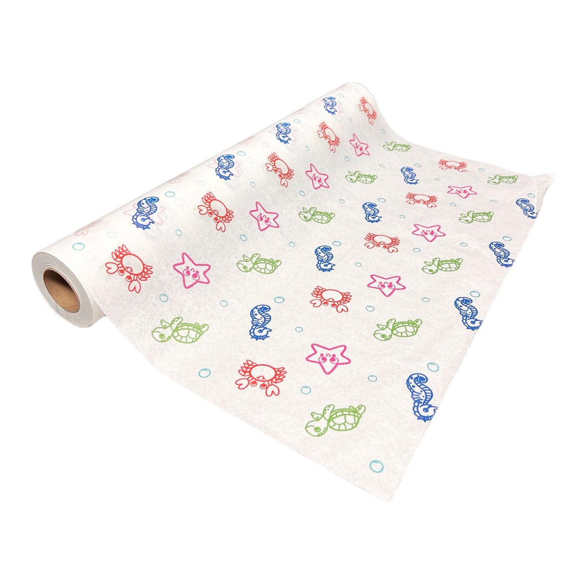 Table Paper McKesson 18 Inch Width 125 Foot Length Print (Sea Friends) Crepe - Textiles>Table Paper - McKesson Brand