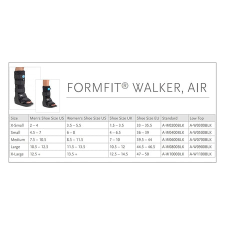 Ossur Equalizer Standard Height Air Walker® Walker Boot, Medium
