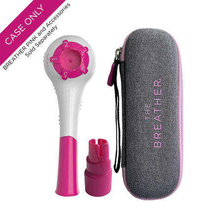The Breather Travel Case, Pink-Respiratory Travel Case The Breather
