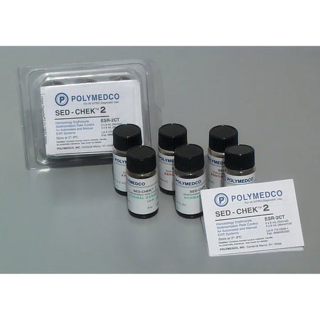 Sed-Chek 2 Control Set for use with Sedimat and Manual procedures, Two Levels-Hematology Control Set Sed-Chek 2 2 Levels 6 X 8 mL