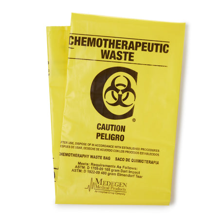 ULTRA-TUFF Chemotherapy Waste Bag-Chemo Waste Bag McKesson 30 to 33 gal. Yellow Bag 31 X 41 Inch