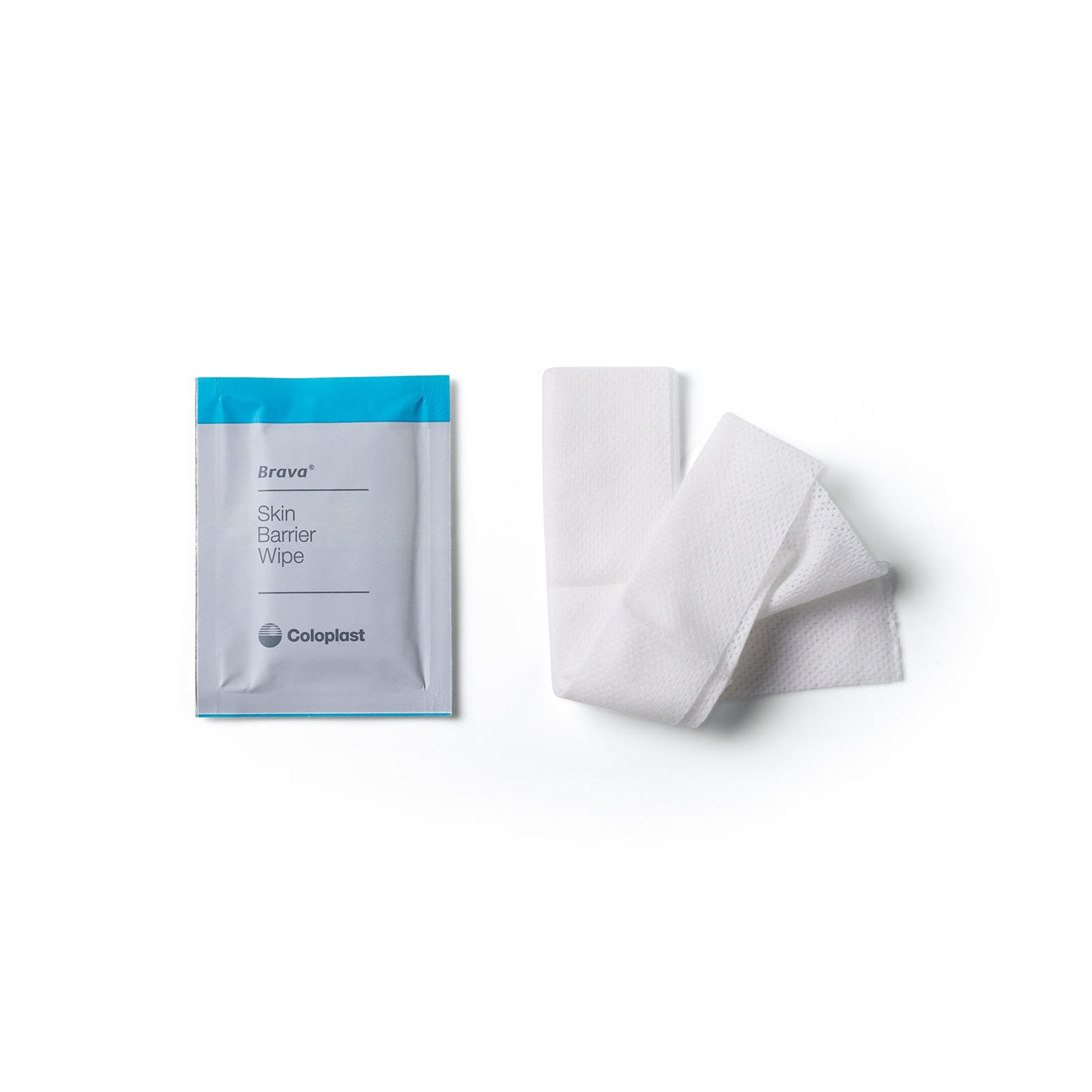 Brava Coloplast Skin Barrier Wipes-Skin Barrier Wipe Brava Sting Free 90 to 95% Strength Hexamethyldisiloxane Individual Packet NonSterile