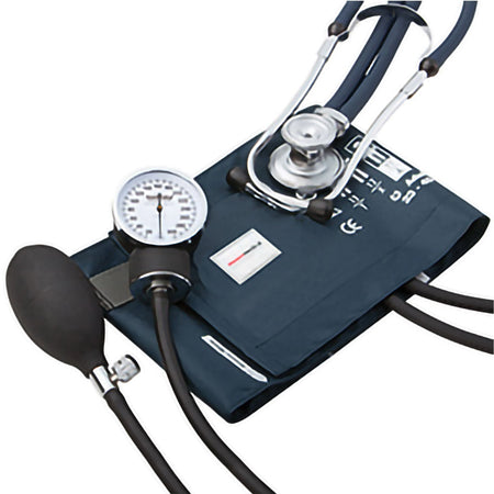 McKesson Aneroid Sphygmomanometer/Sprague Combo Kit, 23 – 33 cm Cuff, Dark Blue - Diagnostic Instruments and Supplies>Bloo...
