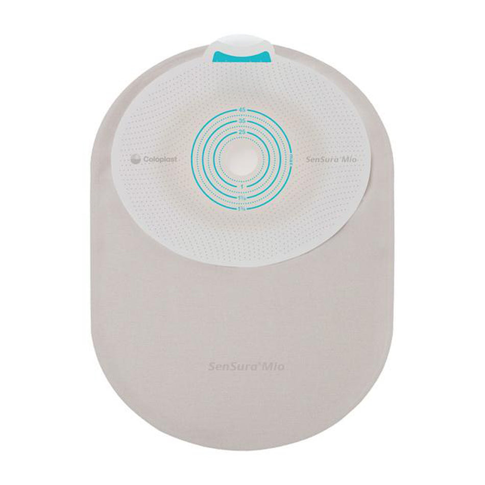 SenSura Mio One-Piece Closed End Opaque Filtered Ostomy Pouch, Maxi Length, 5/8 to 1 Inch Stoma-"Ostomy Pouch SenSura Mio One-Piece System 8-1/4 Inch Length, Maxi Flat, Trim to Fit 5/8 to 1-3/4 Inch Stoma Closed End"