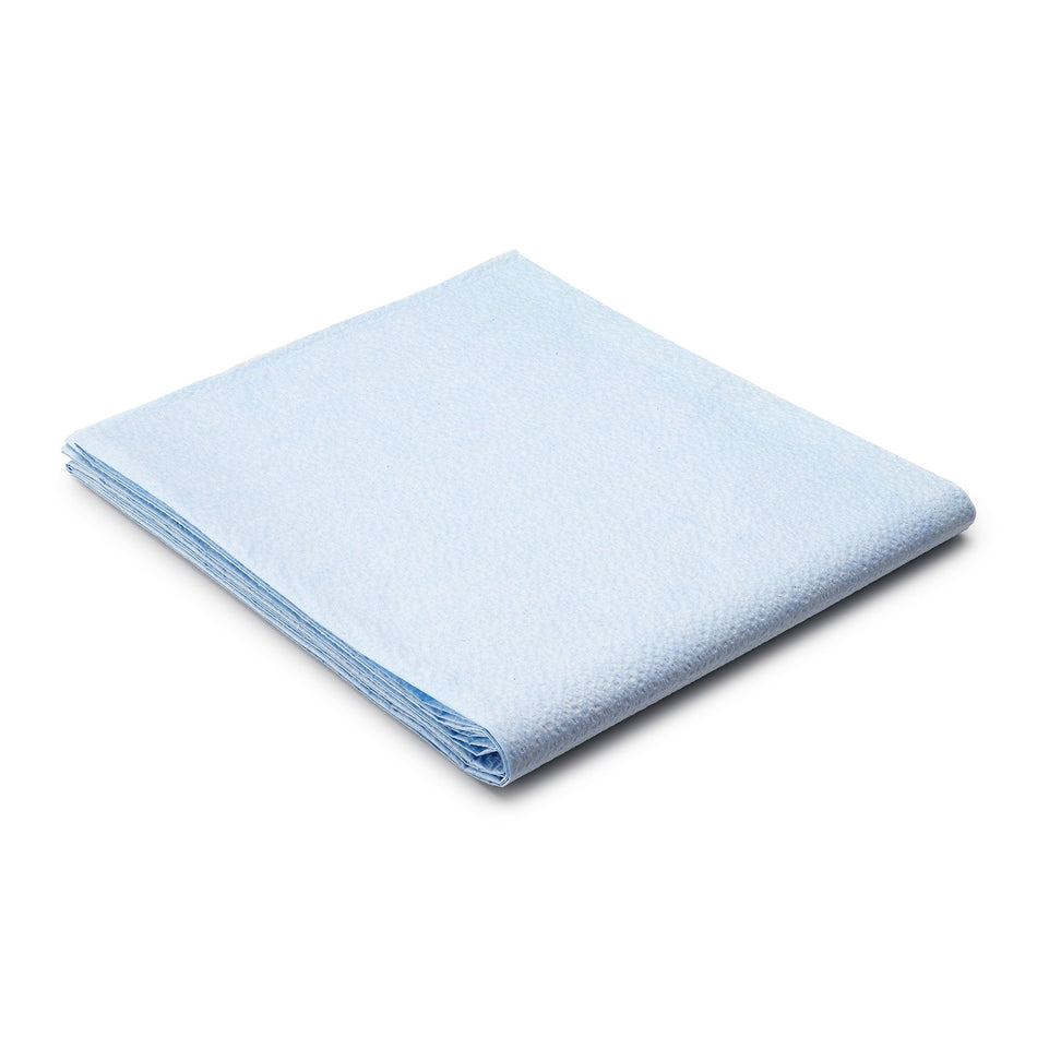Tidi� Everyday Blue Flat Stretcher Sheet, 40 x 90 Inch-Stretcher Sheet Tidi� Everyday Flat 40 X 90 Inch Blue Tissue / Poly Disposable