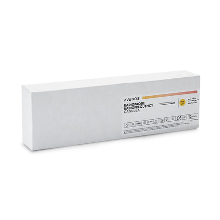 Avanos Radiofrequency Cannula, 20 Gauge, 100 mm length-"Radiofrequency Cannula Avanos 20 Gauge 100 mm Insulated Active Tip, 10 mm"