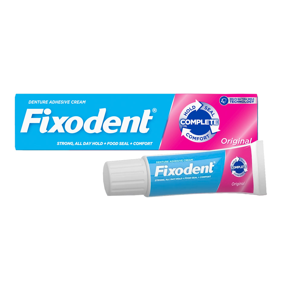 Fixodent Original Denture Adhesive-Denture Adhesive Fixodent Original Cream 2.4 oz.