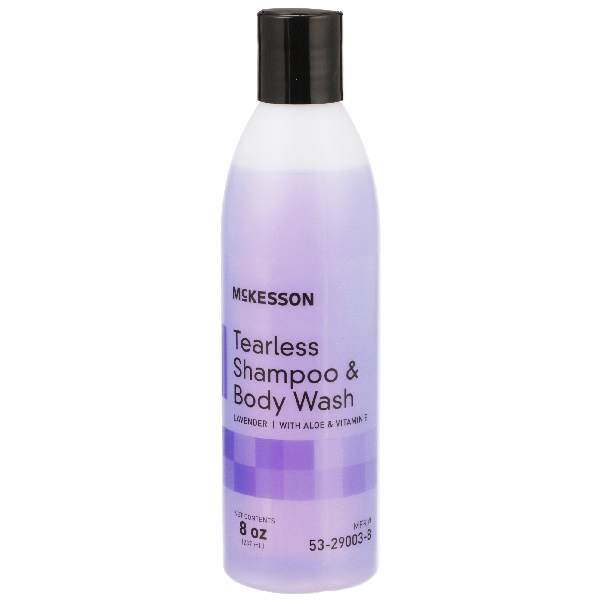 McKesson Lavender Scented Shampoo and Body Wash-Tearless Shampoo and Body Wash McKesson 8 oz. Flip Top Bottle Lavender Scent