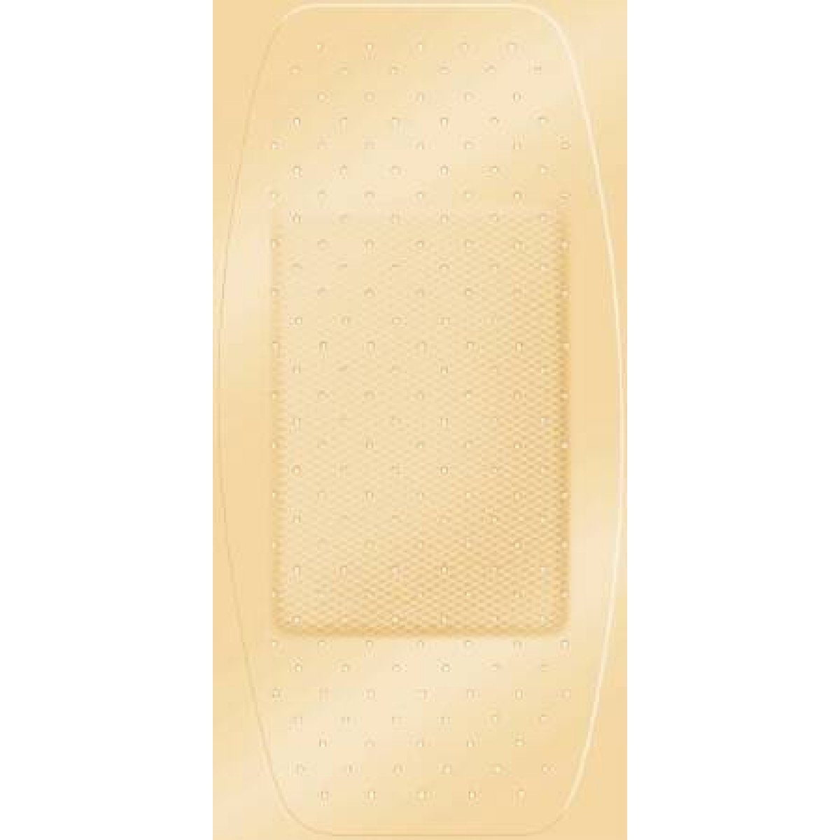 Careband Sheer Adhesive Strip, 2 x 4 Inch-Adhesive Strip Careband 2 X 4 Inch Plastic Rectangle Sheer Sterile