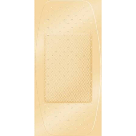 Careband Sheer Adhesive Strip, 2 x 4 Inch-Adhesive Strip Careband 2 X 4 Inch Plastic Rectangle Sheer Sterile