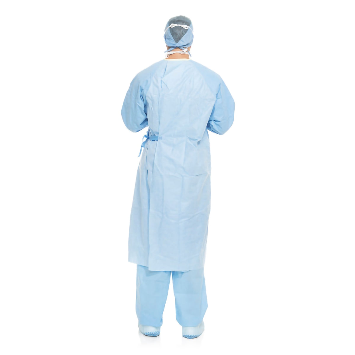 AERO BLUE Surgical Gown with Towel-Surgical Gown with Towel Aero Blue X-Large / X-Long Blue Sterile AAMI Level 3 Disposable