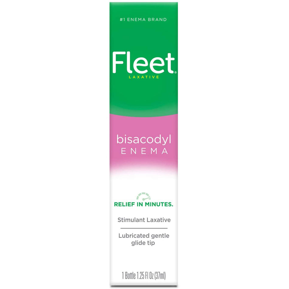 Fleet Bisacodyl Enema Stimulant Laxative-Enema Fleet 1.25 oz. 10 mg Strength Bisacodyl