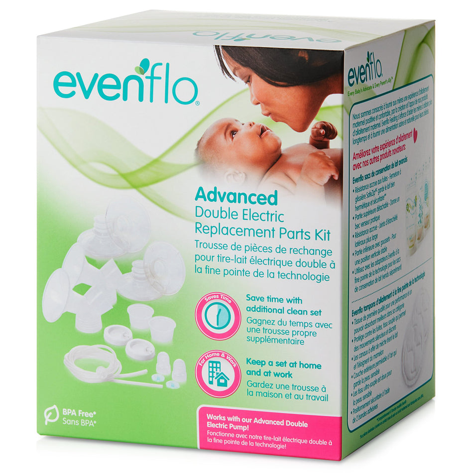 Evenflo� Advanced Breast Pump Replacement Parts Kit-Breast Pump Replacement Parts Kit Evenflo Advanced For Evenflo Advanced Double Electric Breast Pump