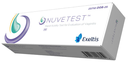 NuveTest Bacterial Vaginosis (BV) / Trichomoniasis Rapid Acidity Sexual Health Test Kit-Sexual Health Test Kit NuveTest Bacterial Vaginosis (BV) / Trichomoniasis Test 25 Tests CLIA Waived