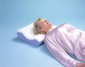 Hermell Products Head & Neck Pillow-Cervical Pillow 5 X 16 X 19 Inch White