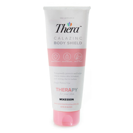 McKesson Thera Calazinc Body Shield, 4-ounce tube-Skin Protectant Thera Calazinc Body Shield 4 oz. Tube Scented Cream