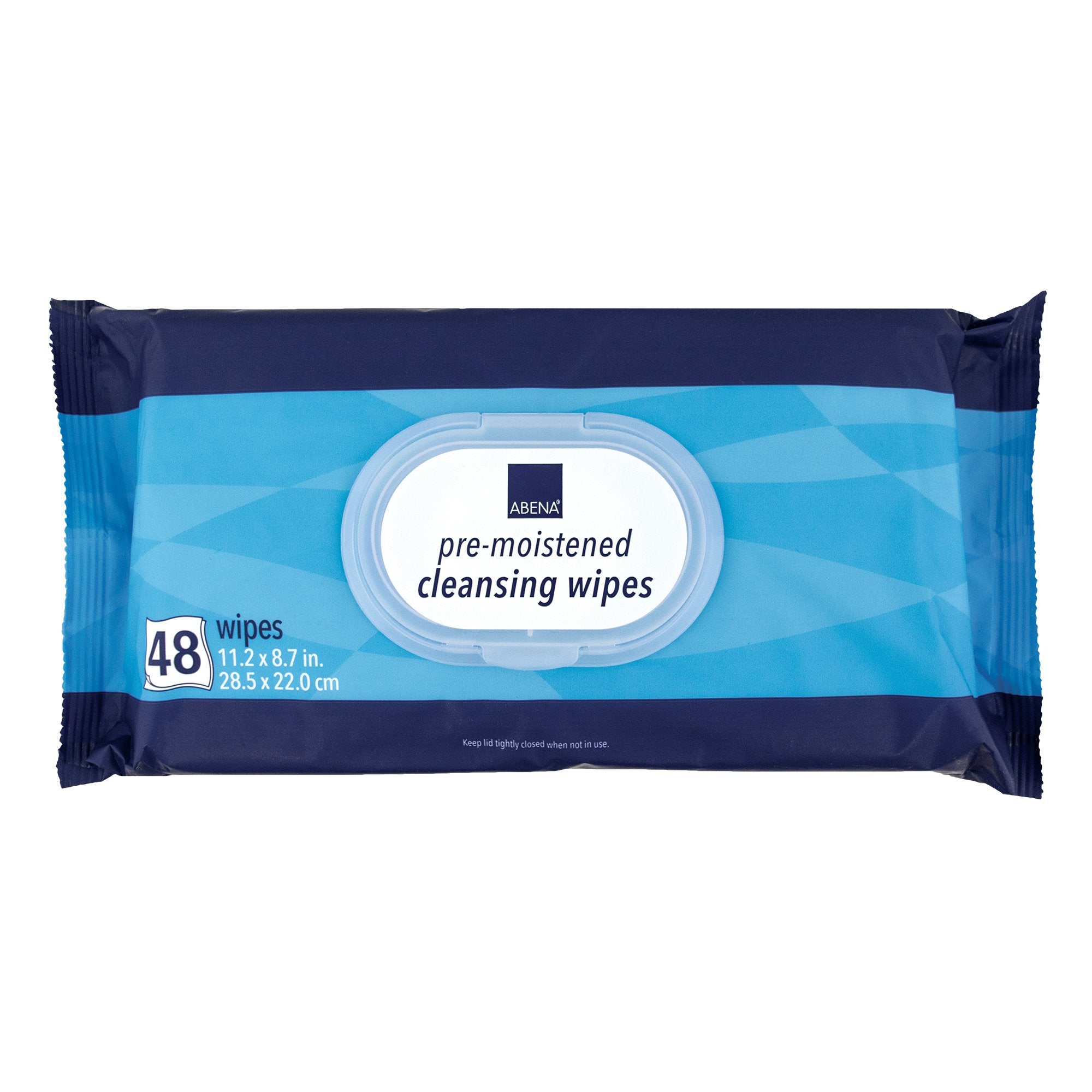Abena Scented Pre-Moistened Cleansing Wipes, Soft Pack-Personal Cleansing Wipe Abena Soft Pack Scented 48 Count