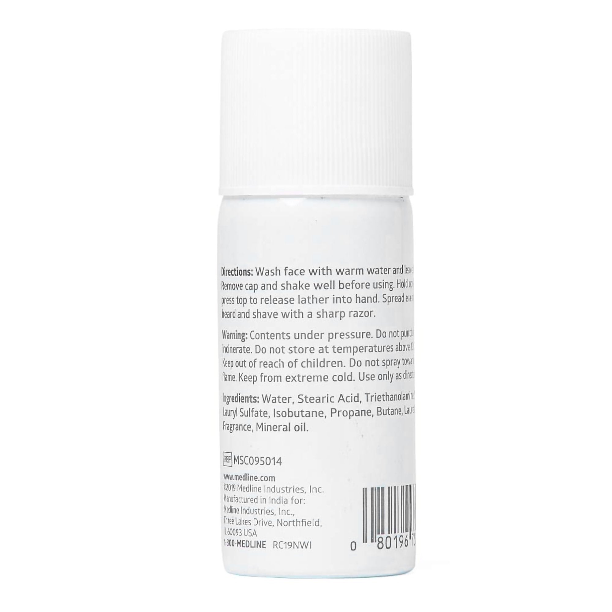Shaving Cream Medline MedSpa Aerosol Can 1.5 oz. - Personal Hygiene>Hair Removal>Shaving Cream - Medline