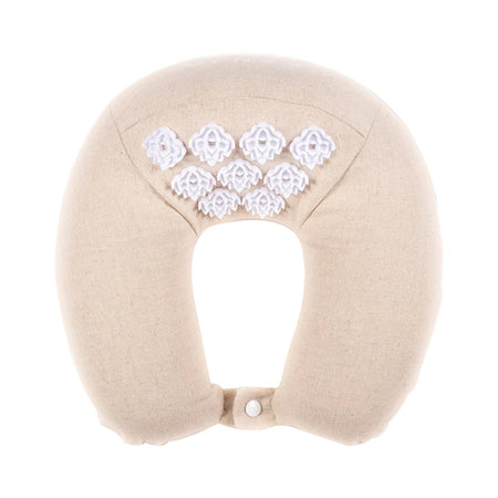 Kanjo Memory Foam Travel Acupressure Neck Pillow-Acupressure Neck Pillow Kanjo 5 X 12 X 13 Inch