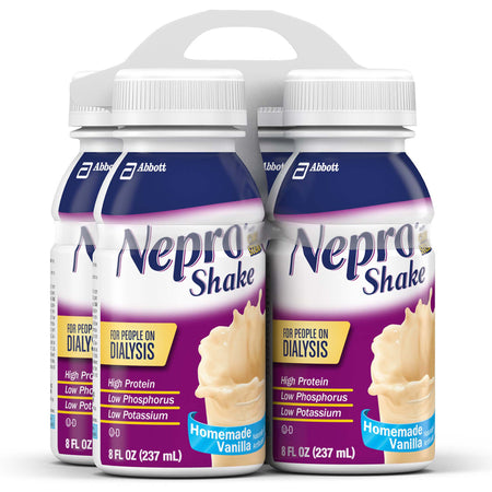 Nepro® with Carbsteady® Vanilla Shake for People on Dialysis, 8-ounce bottle - Nutritionals and Feeding Supplies>Nutrition...