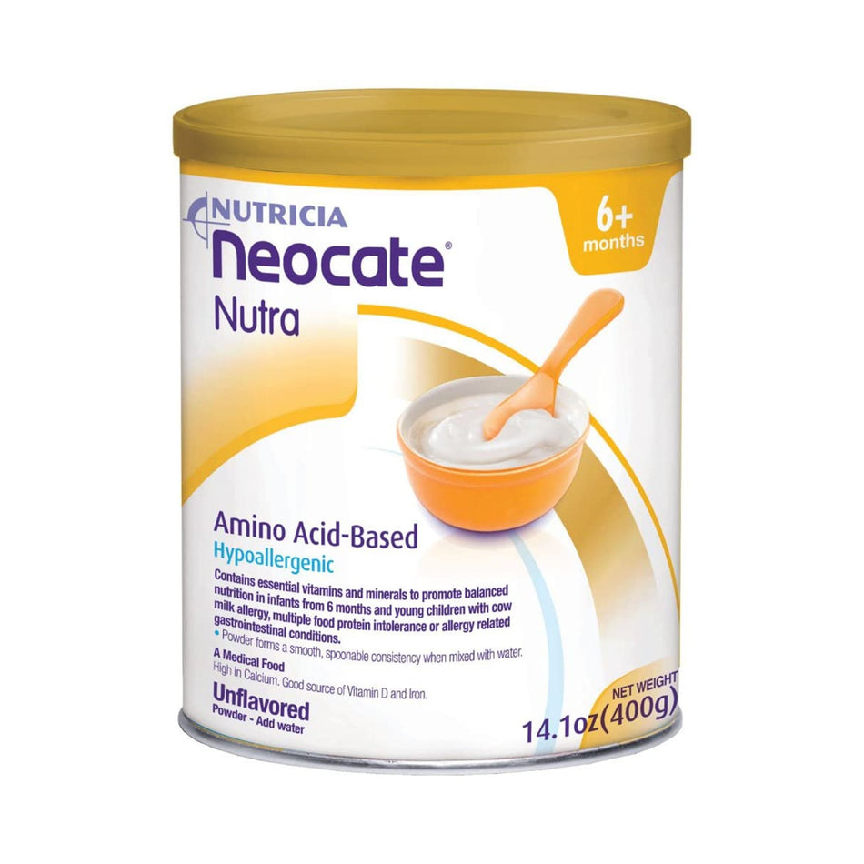 Neocate� Nutra Amino Acid�Based Medical Food, 14.1-ounce carton-Infant Formula Neocate� Nutra Unflavored 14.1 oz. Can Powder Amino Acid Food Allergies