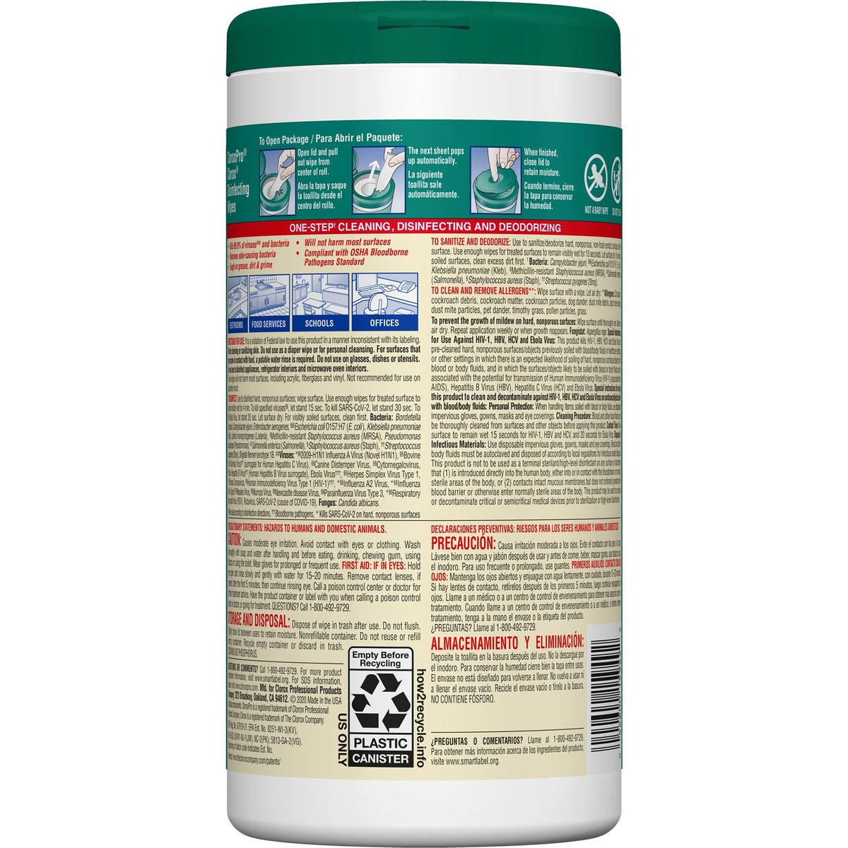 Clorox Pro™ Clorox® Disinfecting Wipes, Fresh Scent, 75 ct. - Housekeeping>Cleaners and Disinfectants - The Clorox Company