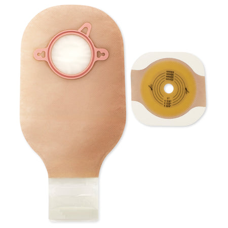 Ileostomy / Colostomy Pouch New Image™ Two-Piece System 12 Inch Length Flat, Trim to Fit Drainable