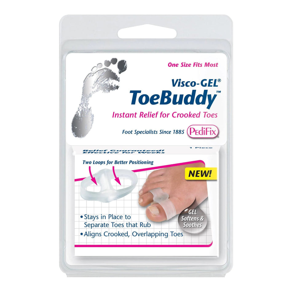 Visco-GEL� ToeBuddy� Toe Spacer, One Size Fits Most-Toe Spacer Visco-GEL� Toe Buddy One Size fits Most Pull-On Toe