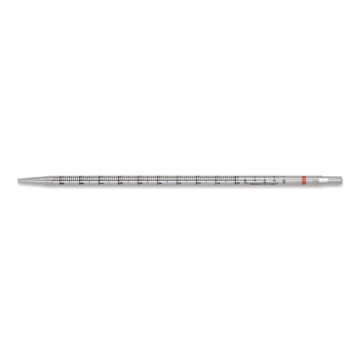 McKesson Serological Pipette, 10 mL-McKesson Serological Pipette 10 mL 0.1 mL Graduation Increments / 2.5 mL Negative Graduations Sterile
