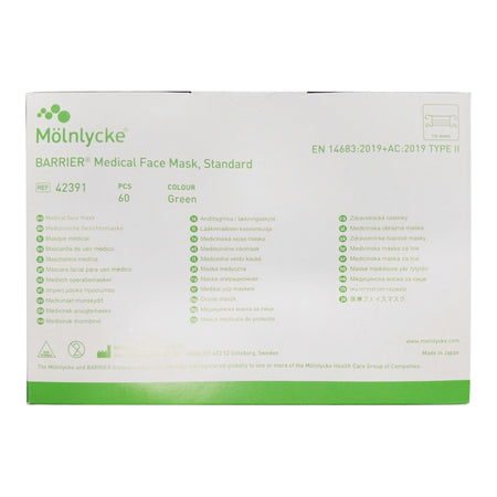 BarrierType III Surgical Mask-Surgical Mask Barrier Standard Not Rated Tie Closure One Size Fits Most