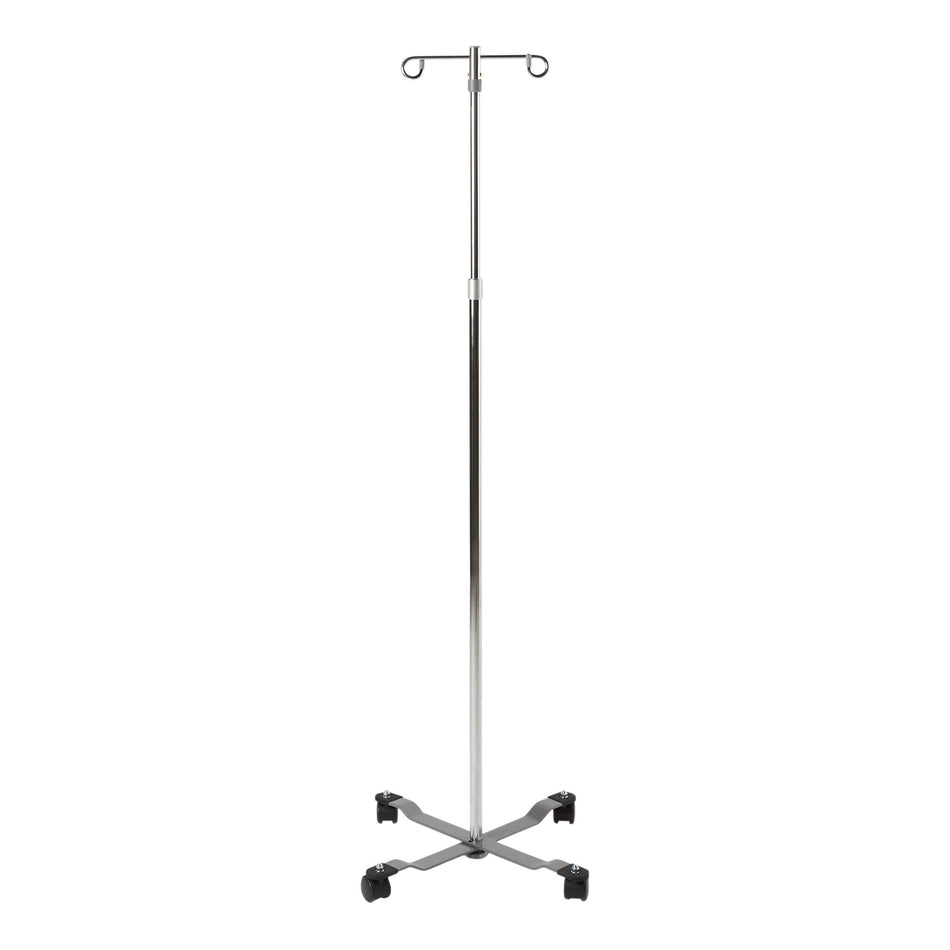 McKesson IV Stand-IV Stand Floor Stand 2 Hooks 4 Legs with Casters