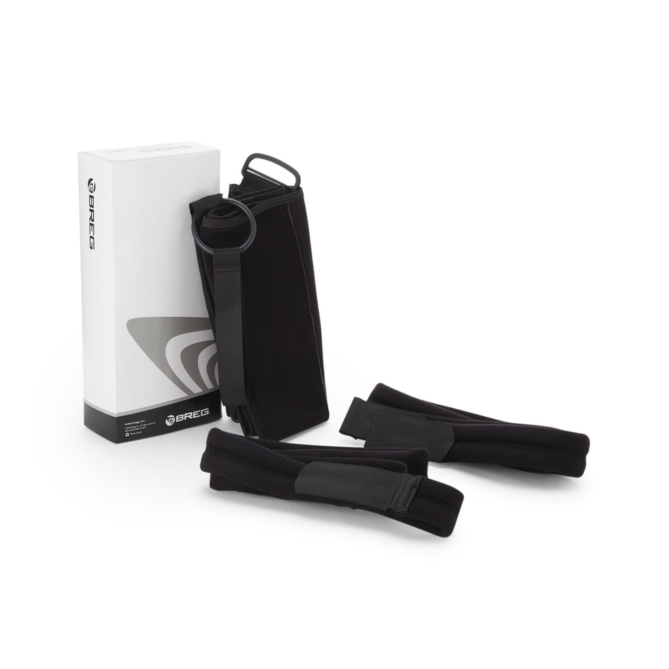 Breg Deluxe Shoulder Immobilizer, One Size Fits Most-Shoulder Immobilizer Deluxe One Size Fits Most Cotton D-Ring / Hook and Loop Strap Closure Envelope Left or Right Shoulder