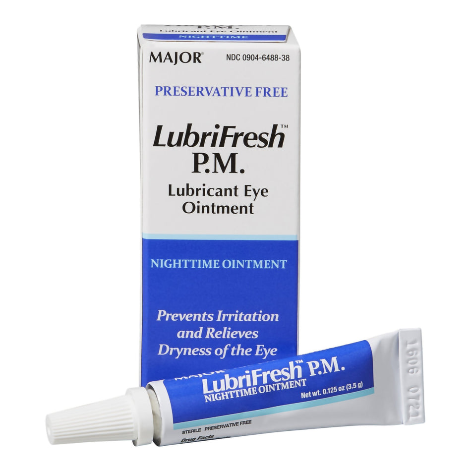 Major LubriFresh P.M. Nighttime Eye Ointment-Eye Lubricant Major LubriFresh P.M. 3.5 Gram Eye Ointment