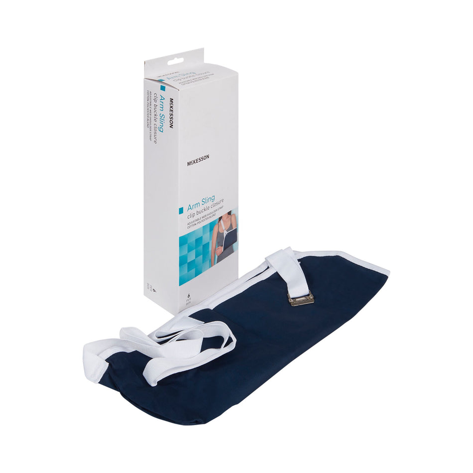 McKesson Arm Sling, Large-Arm Sling McKesson Buckle Closure / Adjustable Strap Large