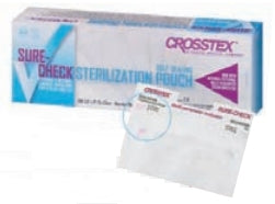 Sure-Check Self-Seal Sterilization Pouch, 5-1/4 x 6-1/2 Inch-Sterilization Pouch Sure-Check Ethylene Oxide (EO) Gas / Steam 5-1/4 X 6-1/2 Inch Transparent Self Seal Film