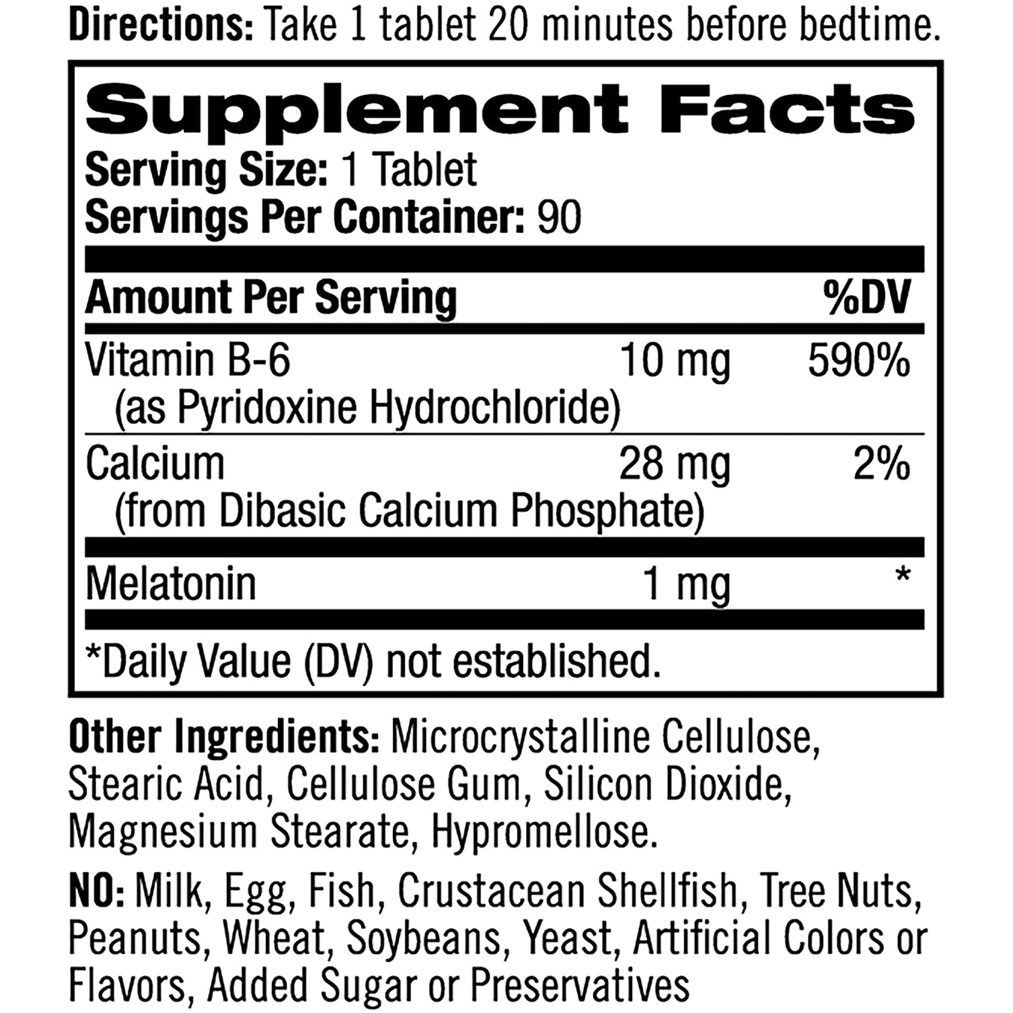 Natrol Melatonin Natural Sleep Aid-Natural Sleep Aid Natrol 90 per Bottle Tablet 1 mg Strength