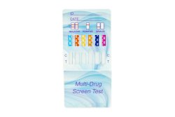 Healgen Scientific 12-Drug Panel Drugs of Abuse Test Kit-"Drugs of Abuse Test Kit AMP, BAR, BUP, BZO, COC, mAMP/MET, MDMA, MOP300, MTD, OXY, PCP, THC 25 Tests CLIA Waived"